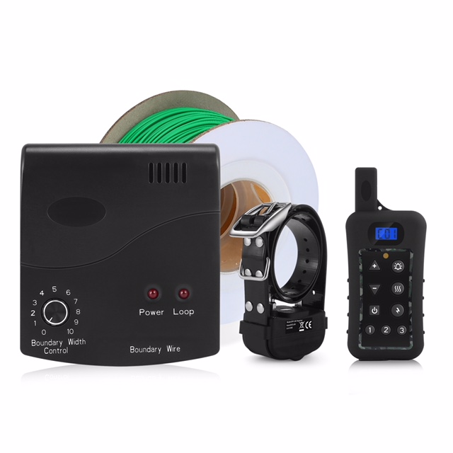 Electric Dog Fence System and Remote Trainer in One Wireless DF113R