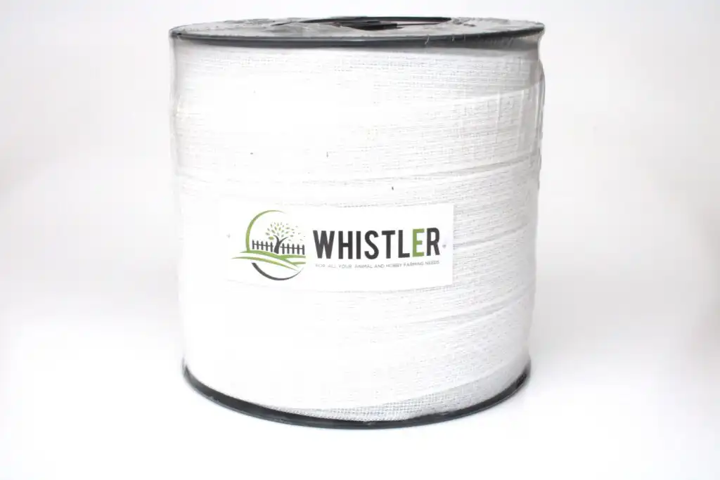 Fence Electric White Fencing  40mm Tape 200 Metres