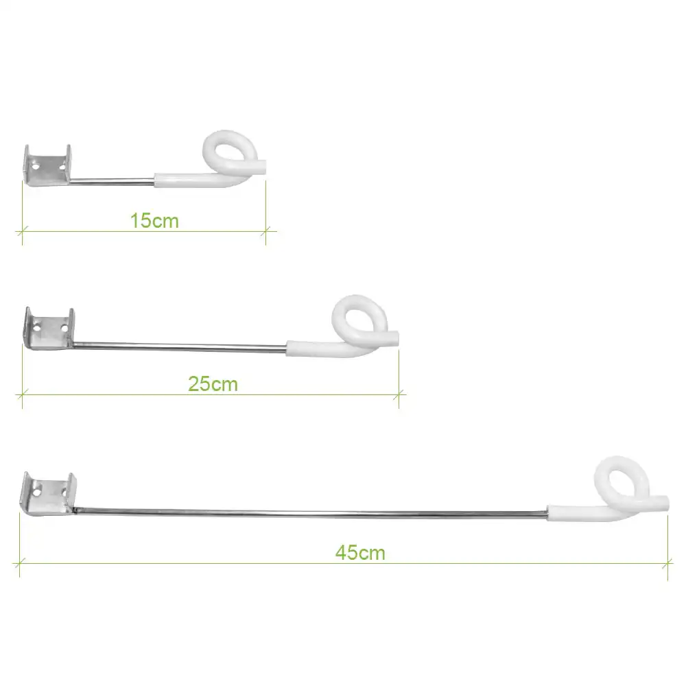 Electric Fence Pigtail Insulators 25 Pack 25cm offset - Image 5