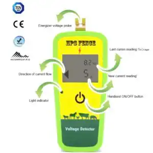Electric Fence Tester User Diagram