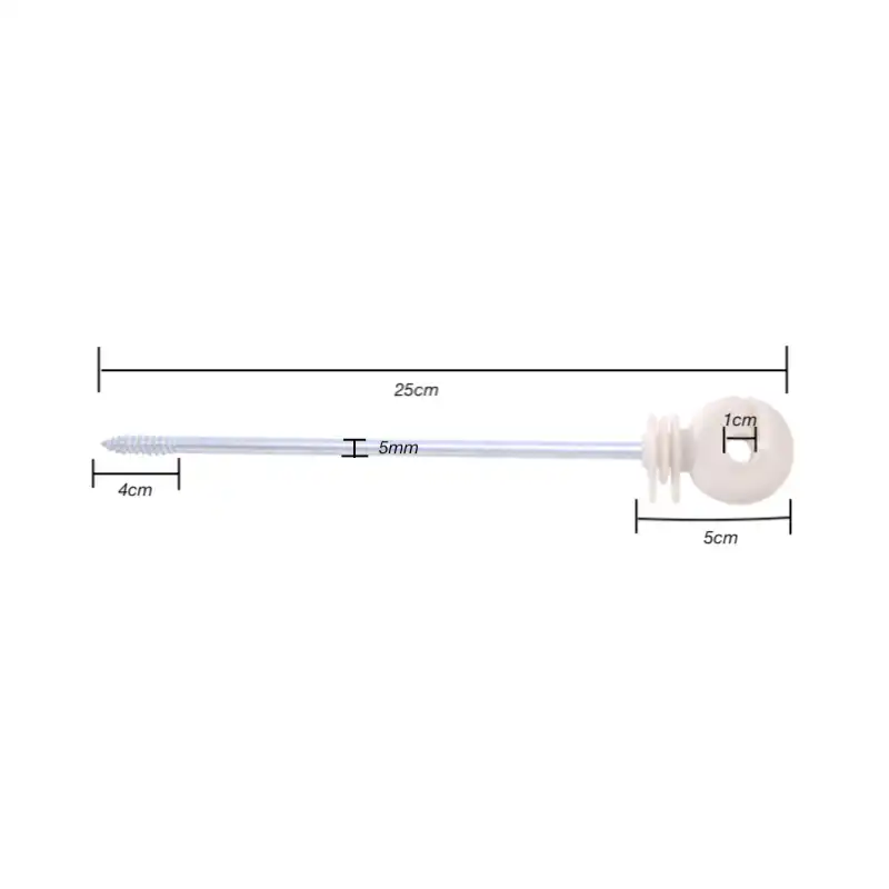 Electric Fence Off Set Ring Poly Rope Wire Insulator White 50PKT - Image 4