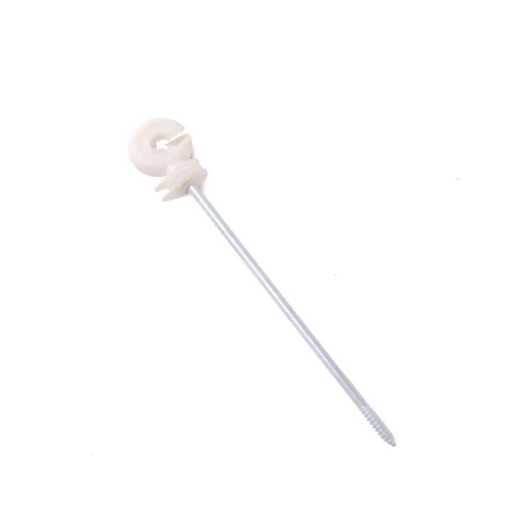 Electric Fence Off Set Ring Poly Rope Wire Insulator White 50PKT