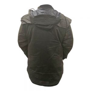 Oil Skin Work Coat Back