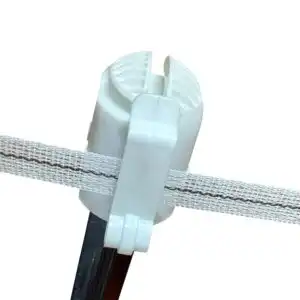 White Safety Round Star Picket Caps Qty 20